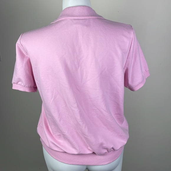 Vintage Alfred Dunner Short Sleeve Sweatshirt Floral Embroidered - Picture 9 of 9